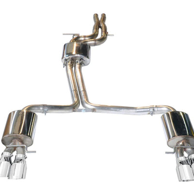 AWE Tuning Audi B8.5 S4 3.0T Touring Edition Exhaust System - Chrome Silver Tips (102mm)