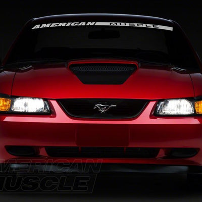 Raxiom 99-04 Ford Mustang Axial Series OE Style Headlights- Chrome Housing (Clear Lens)