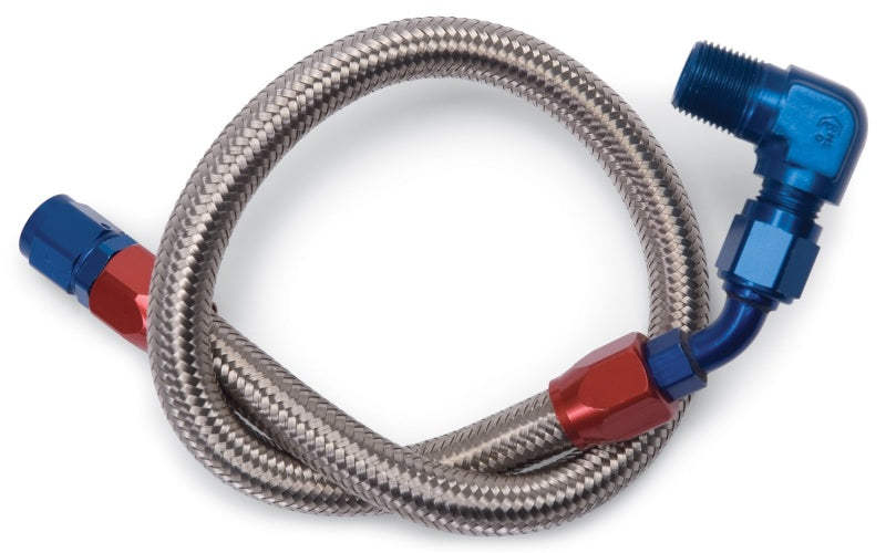 Edelbrock Fuel Line Braided Stainless for BBC ( Use w/ 8134 ) Edelbrock Fuel Line Braided Stainless for BBC ( Use w/ 8134 )