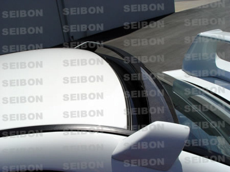 Seibon 06-07 Subaru WRX/STi Carbon Fiber Rear Roof Spoiler Seibon 06-07 Subaru WRX/STi Carbon Fiber Rear Roof Spoiler
