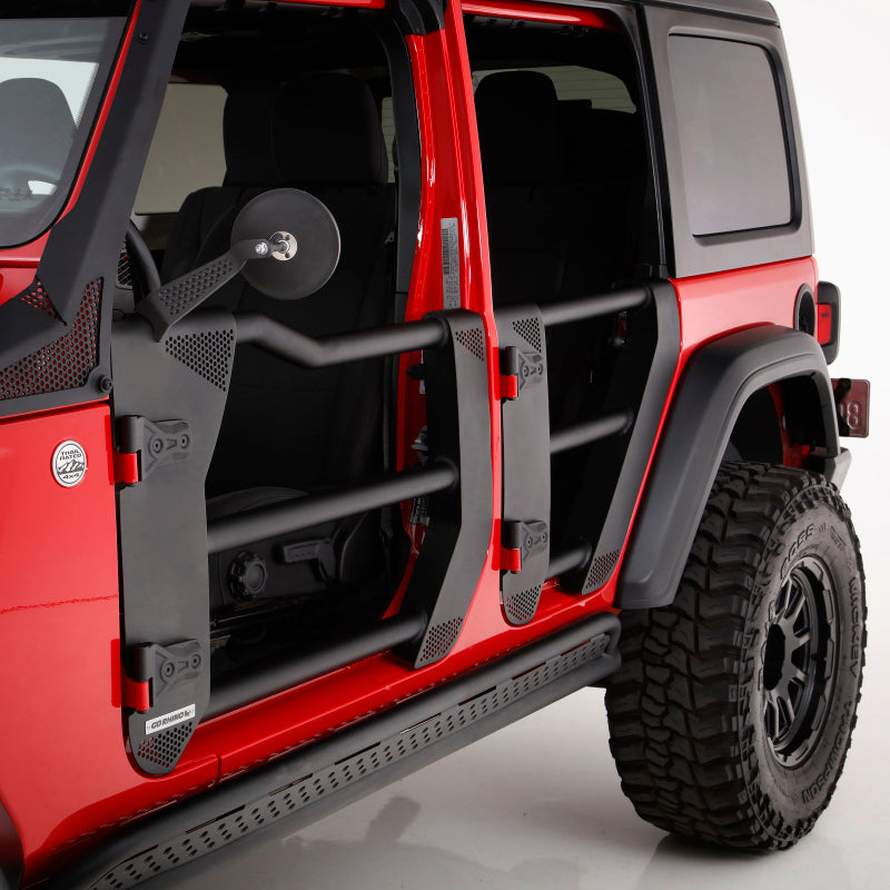 Go Rhino Jeep 18-21 Wrangler JLU/20-21 Gladiator JT Trailline Replacement Front Tube Door Go Rhino Jeep 18-21 Wrangler JLU/20-21 Gladiator JT Trailline Replacement Front Tube Door