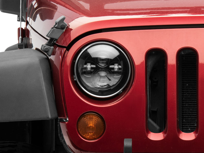 Raxiom 97-18 Jeep Wrangler TJ/JK Axial Series LED Daymaker Headlights- Black Housing (Clear Lens) Raxiom 97-18 Jeep Wrangler TJ/JK Axial Series LED Daymaker Headlights- Black Housing (Clear Lens)