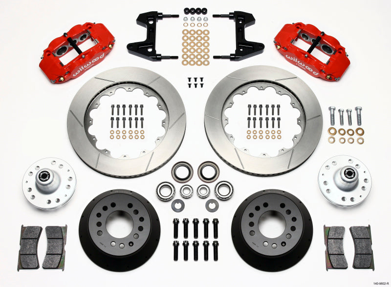 Wilwood Narrow Superlite 6R Front Hub Kit 14.00in Red 74-80 Pinto/Mustang II Disc Spindle only Wilwood Narrow Superlite 6R Front Hub Kit 14.00in Red 74-80 Pinto/Mustang II Disc Spindle only