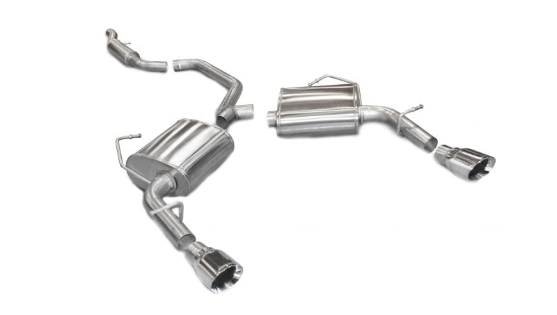 Corsa 2011-2014 Chrysler 200/Dodge Avenger V6 Polished Sport Cat-Back Exhaust Corsa 2011-2014 Chrysler 200/Dodge Avenger V6 Polished Sport Cat-Back Exhaust