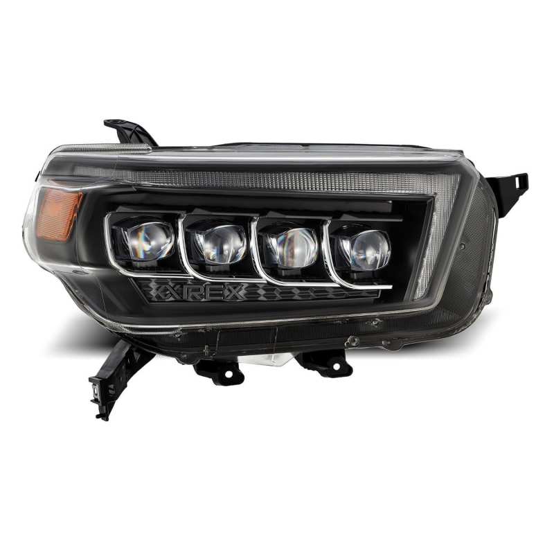 AlphaRex 10-13 Toyota 4Runner NOVA LED Projector Headlights Plank Style Black w/Seq Signal/DRL AlphaRex 10-13 Toyota 4Runner NOVA LED Projector Headlights Plank Style Black w/Seq Signal/DRL