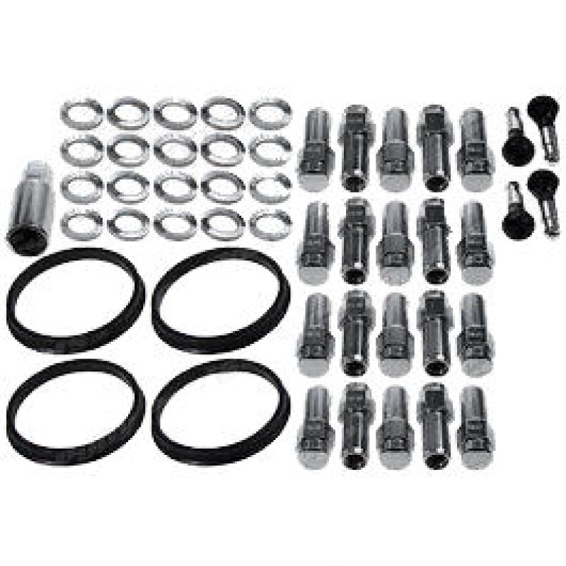 Race Star 1/2in Ford Closed End Deluxe Lug Kit (Off Set Washers) - 20 PK Race Star 1/2in Ford Closed End Deluxe Lug Kit (Off Set Washers) - 20 PK