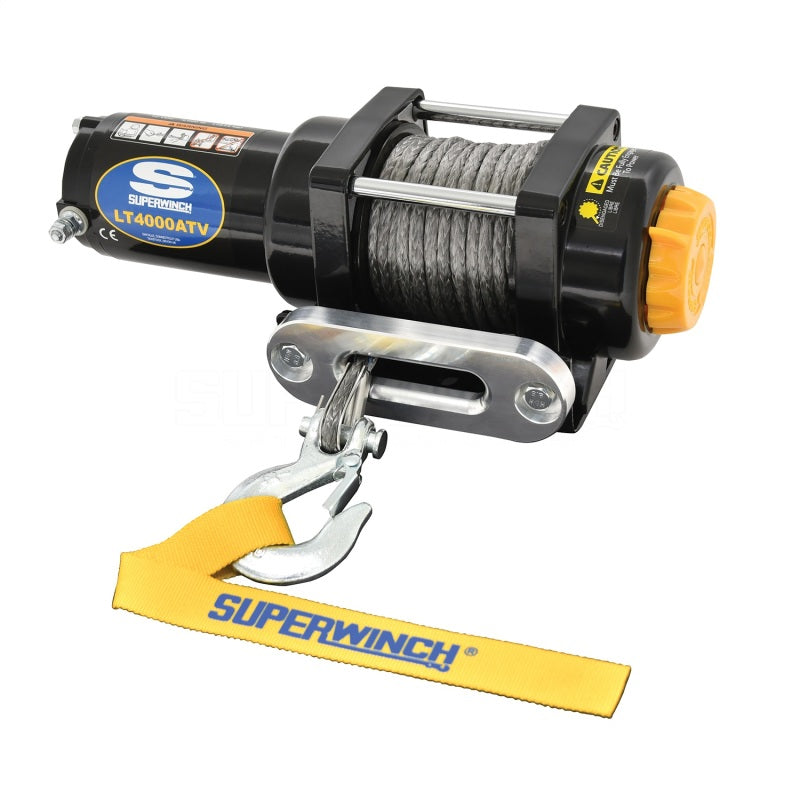 Superwinch 4000 LBS 12V DC 3/16in x 50ft Synthetic Rope LT4000 Winch Superwinch 4000 LBS 12V DC 3/16in x 50ft Synthetic Rope LT4000 Winch