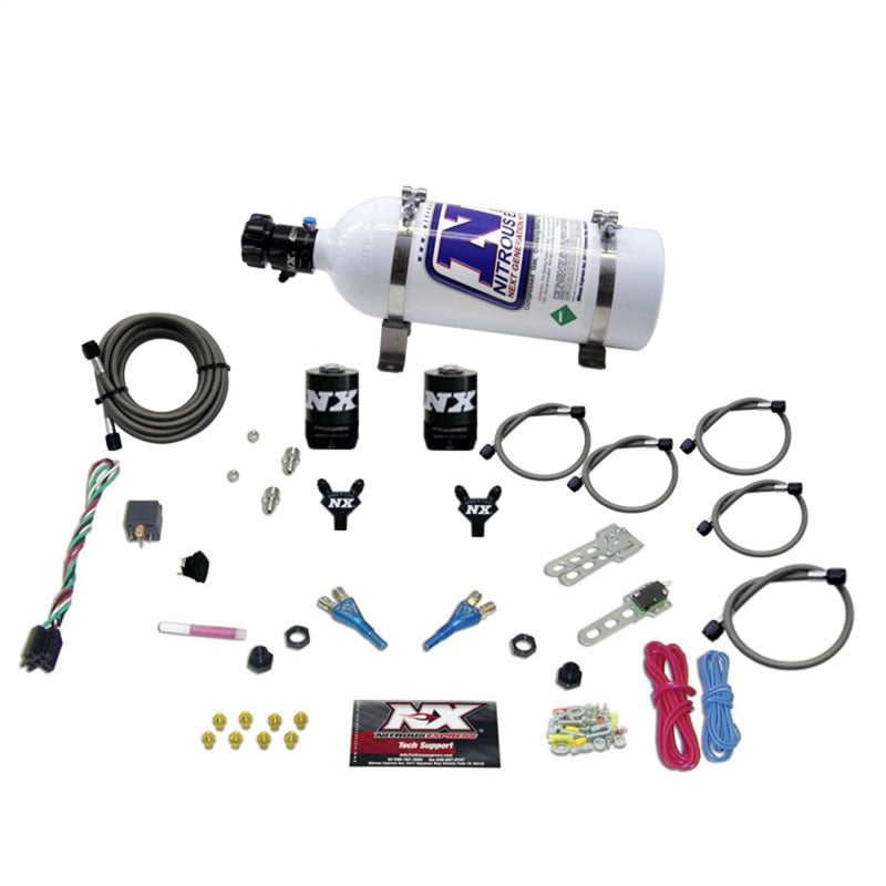 Nitrous Express GM EFI Dual Nozzle Nitrous Kit (100-300HP) w/5lb Bottle Nitrous Express GM EFI Dual Nozzle Nitrous Kit (100-300HP) w/5lb Bottle