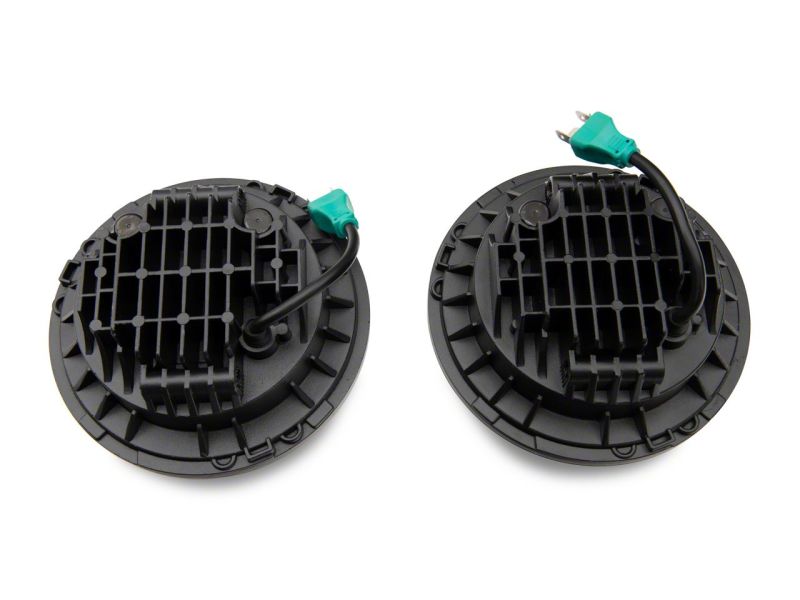 Raxiom 07-18 Jeep Wrangler JK 7-In LED Headlights- Blk Housing (Clear Lens) Raxiom 07-18 Jeep Wrangler JK 7-In LED Headlights- Blk Housing (Clear Lens)