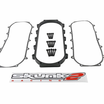 Skunk2 Ultra Series Honda/Acura Black RACE Intake Manifold 1 Liter Spacer (Inc Gasket & Hardware)