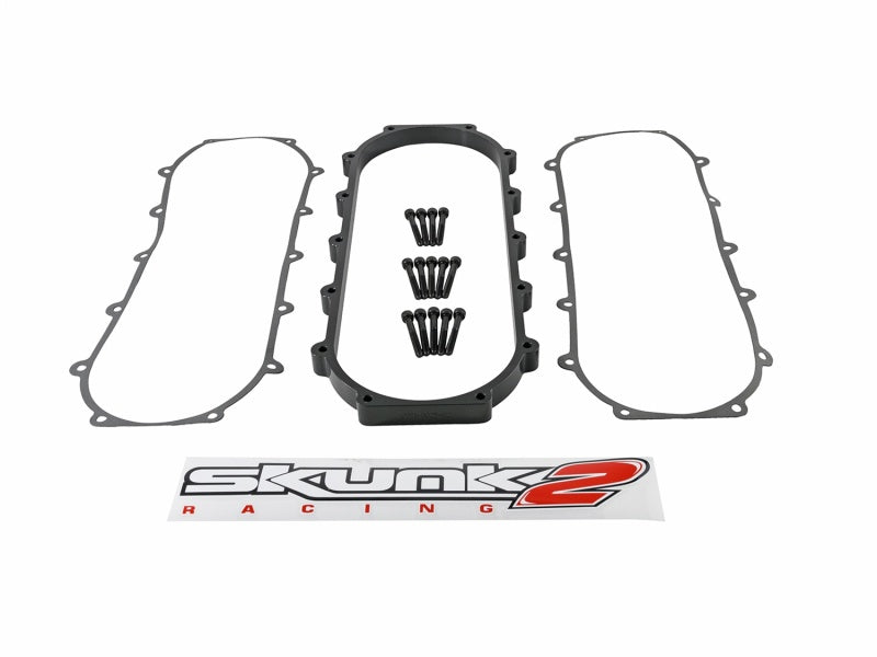 Skunk2 Ultra Series Honda/Acura Black RACE Intake Manifold 1 Liter Spacer (Inc Gasket & Hardware) Skunk2 Ultra Series Honda/Acura Black RACE Intake Manifold 1 Liter Spacer (Inc Gasket & Hardware)