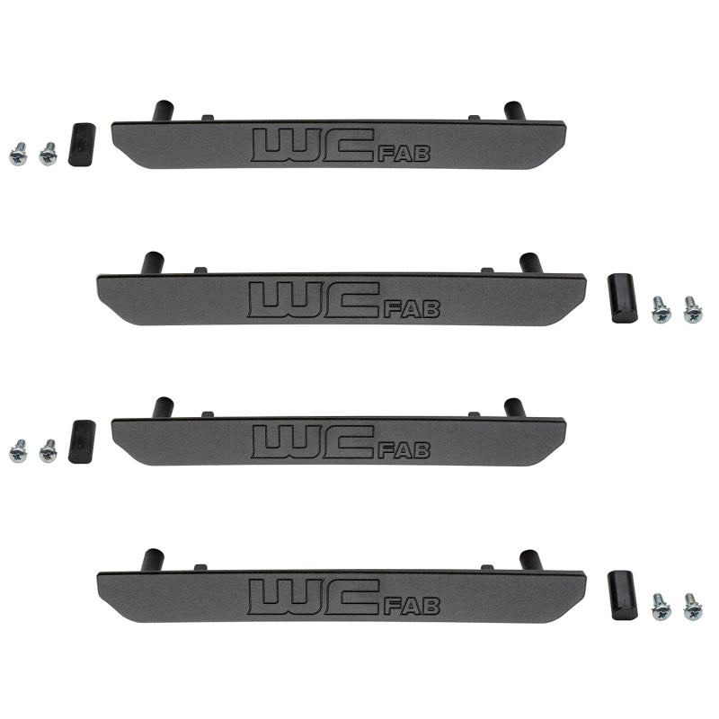 Wehrli 2020+ GMC 2500/3500HD Fender Flare Marker Light Delete Kit w/Logo - Fine Texture Black Wehrli 2020+ GMC 2500/3500HD Fender Flare Marker Light Delete Kit w/Logo - Fine Texture Black
