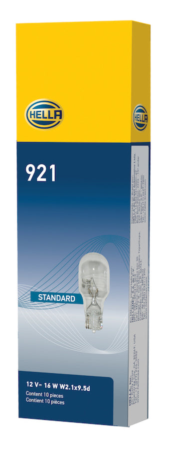 Hella Bulb 921 12V 16W W2.1X9.5d T5 Hella Bulb 921 12V 16W W2.1X9.5d T5