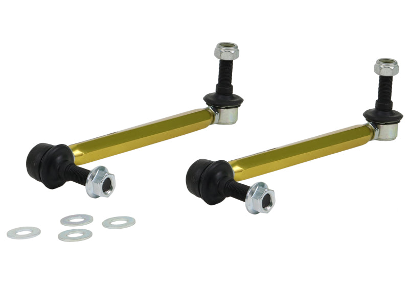 Whiteline Universal Sway Bar - Link Assembly Heavy Duty Adjustable 12mm Steel Ball/Ball Style Whiteline Universal Sway Bar - Link Assembly Heavy Duty Adjustable 12mm Steel Ball/Ball Style