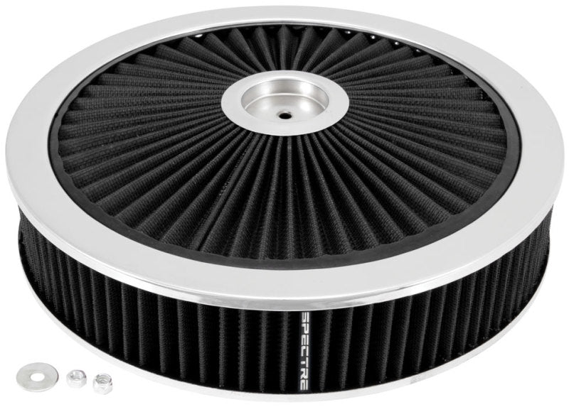 Spectre ExtraFlow HPR Air Cleaner Assembly 14in. x 3in. - Black Spectre ExtraFlow HPR Air Cleaner Assembly 14in. x 3in. - Black