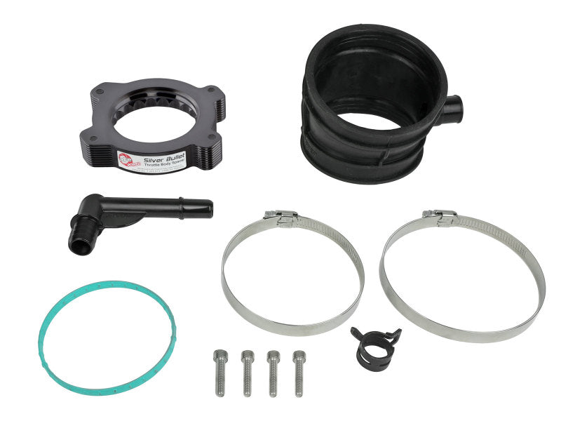 aFe 2020 Vette C8 Silver Bullet Aluminum Throttle Body Spacer / Works With Factory Intake Only - Blk aFe 2020 Vette C8 Silver Bullet Aluminum Throttle Body Spacer / Works With Factory Intake Only - Blk