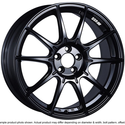 SSR GTX01 17x7 5x100 50mm Offset Flat Black Wheel