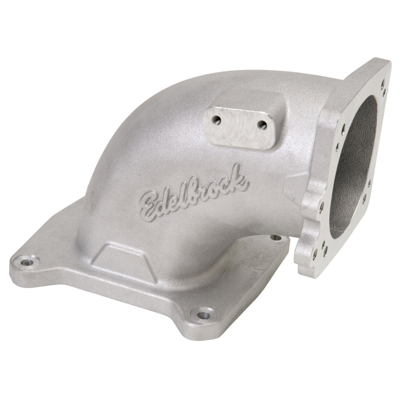Edelbrock EFI Intake Elbow Universal 100 Deg 120mm T B to 4500 Dominator Flange Edelbrock EFI Intake Elbow Universal 100 Deg 120mm T B to 4500 Dominator Flange