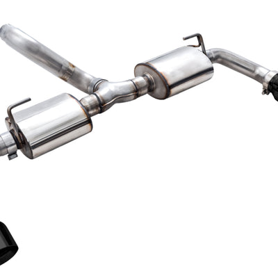 AWE Tuning 07-18 Jeep Wrangler JK/JKU 3.6L Tread Edition Axle-Back Dual Exhaust - Diamond Black Tips