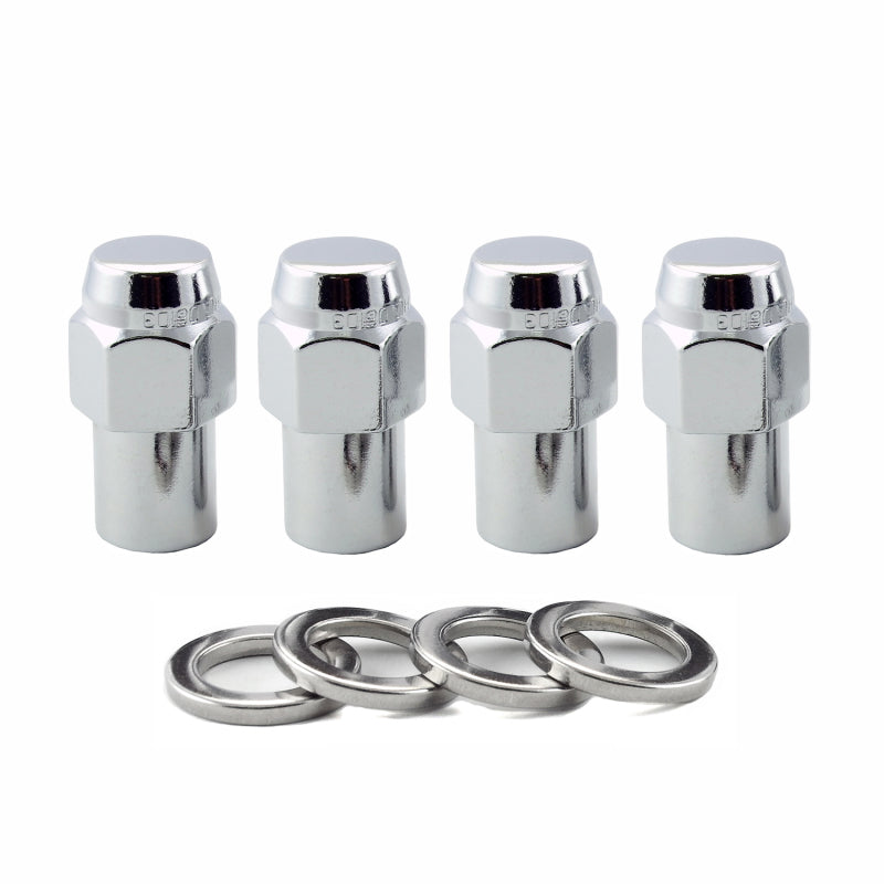 McGard Hex Lug Nut (Reg. Shank - .746in.) M12X1.25 / 13/16 Hex / 1.65in. Length (4-Pack) - Chrome McGard Hex Lug Nut (Reg. Shank - .746in.) M12X1.25 / 13/16 Hex / 1.65in. Length (4-Pack) - Chrome