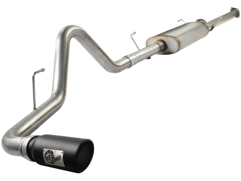 aFe MACHForce XP Exhausts Cat-Back SS-409 EXH CB Toyota Tundra 10-11 V8-5.7L 145.7 WB (blk tip) aFe MACHForce XP Exhausts Cat-Back SS-409 EXH CB Toyota Tundra 10-11 V8-5.7L 145.7 WB (blk tip)