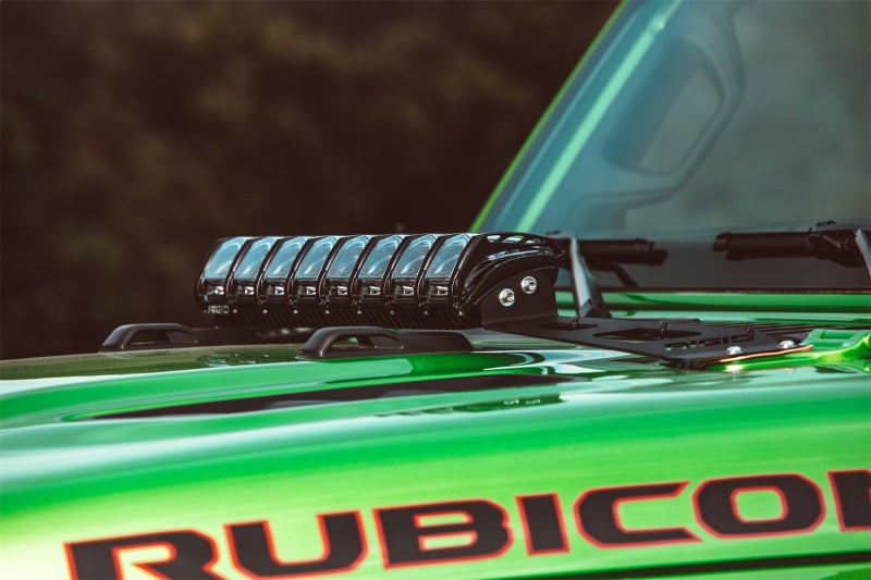 Rigid Industries 2018 Jeep JL - Hood Mount Kit - Mounts 20in Adapt Series Rigid Industries 2018 Jeep JL - Hood Mount Kit - Mounts 20in Adapt Series