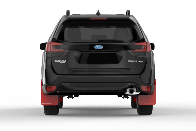 Rally Armor 19-21 Subaru Forester Red UR Mud Flap w/ White Logo Rally Armor 19-21 Subaru Forester Red UR Mud Flap w/ White Logo