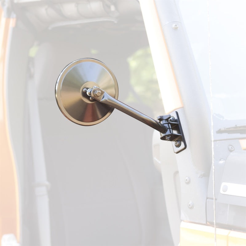Rugged Ridge 97-18 Jeep Wrangler TJ/JK Black Quick Release Mirror Kit Rugged Ridge 97-18 Jeep Wrangler TJ/JK Black Quick Release Mirror Kit