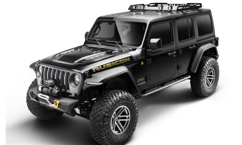 Bushwacker 18-19 Jeep Wrangler JL Trail Armor Cowl Guard - Black Bushwacker 18-19 Jeep Wrangler JL Trail Armor Cowl Guard - Black