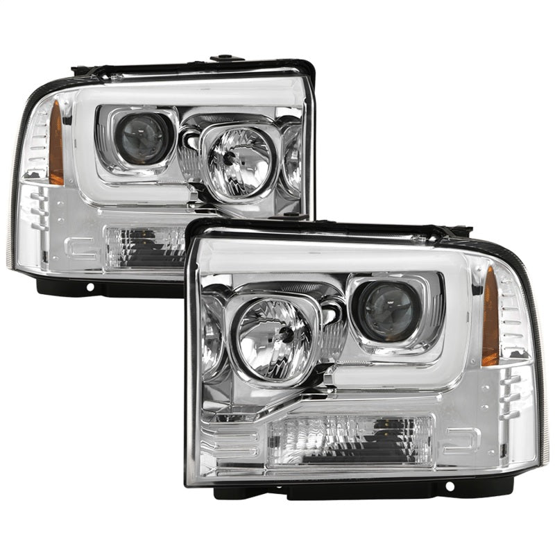 Spyder Platinum Ford F250/350/450 05-07 High-Power LED Module Proj. Headlights-Chrome (PRO-YD-FS05V2 Spyder Platinum Ford F250/350/450 05-07 High-Power LED Module Proj. Headlights-Chrome (PRO-YD-FS05V2