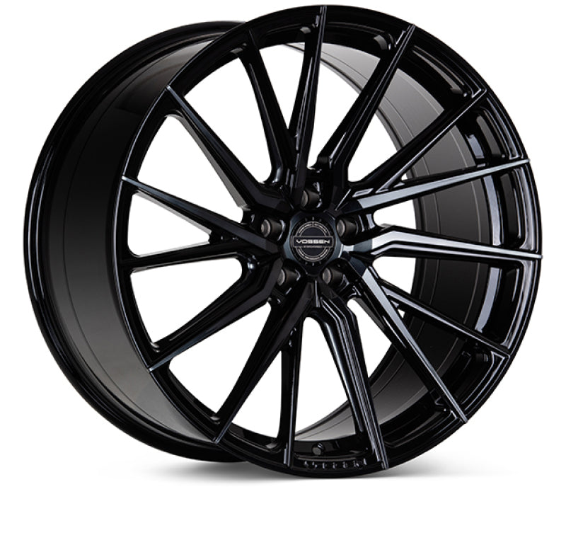 Vossen HF-4T 22x9 / 5x120 / ET30 / Flat Face / 72.56 - Double Tinted - Gloss Black - Right Wheel Vossen HF-4T 22x9 / 5x120 / ET30 / Flat Face / 72.56 - Double Tinted - Gloss Black - Right Wheel