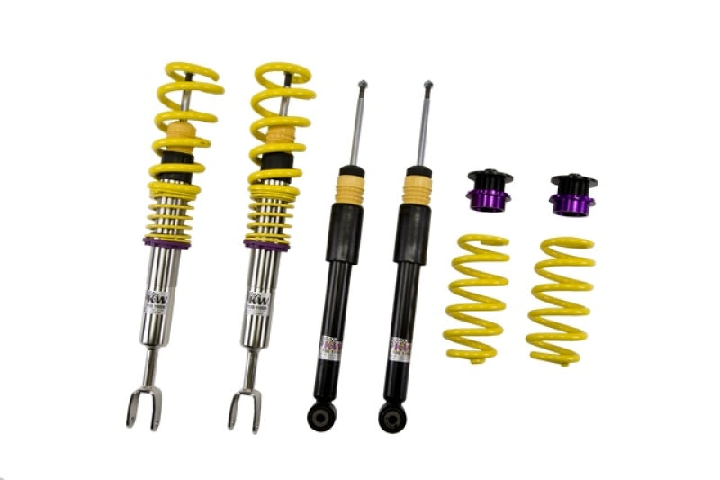 KW Coilover Kit V1 Audi A4 (8D/B5) Sedan + Avant; FWD; all enginesVIN# up to 8D*X199999 KW Coilover Kit V1 Audi A4 (8D/B5) Sedan + Avant; FWD; all enginesVIN# up to 8D*X199999