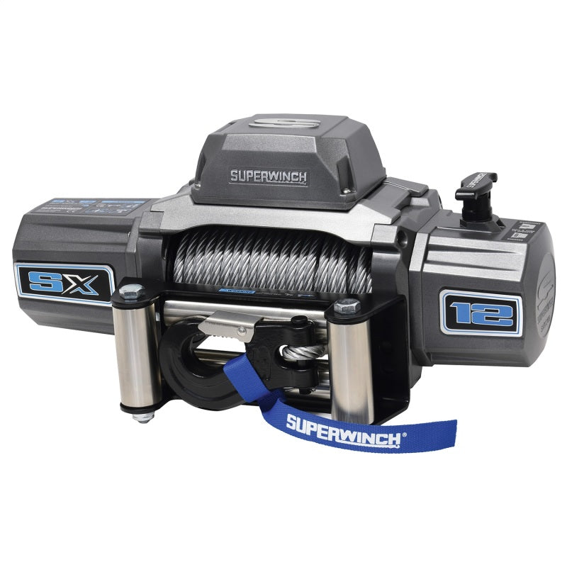 Superwinch 12000 LBS 12V DC 3/8in x 85ft Wire Rope SX 12000 Winch - Graphite Superwinch 12000 LBS 12V DC 3/8in x 85ft Wire Rope SX 12000 Winch - Graphite