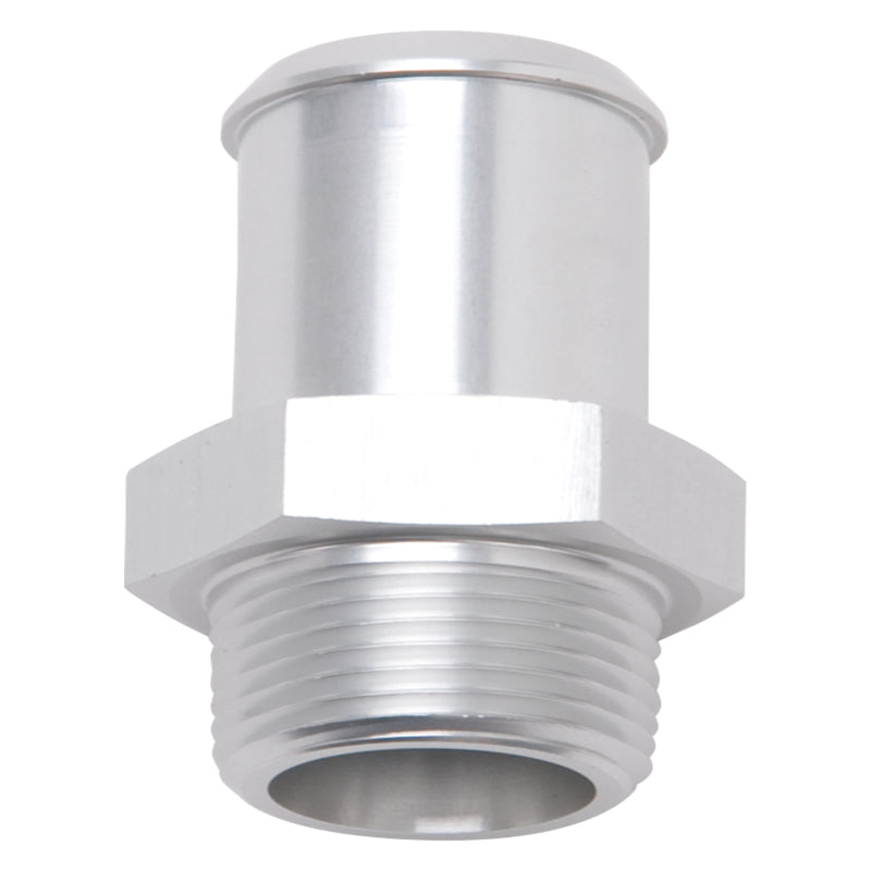 Edelbrock Hose End Straight 3/8In NPT to 5/8In Barb Clear Anodize Edelbrock Hose End Straight 3/8In NPT to 5/8In Barb Clear Anodize