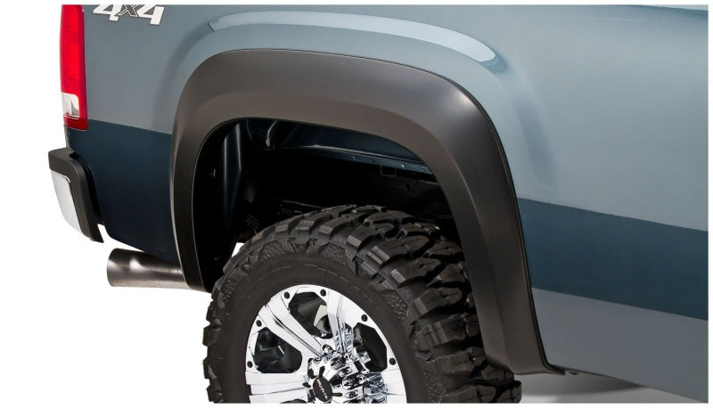Bushwacker 07-13 GMC Sierra 1500 Fleetside Extend-A-Fender Style Flares 2pc 78.7/97.6in Bed - Black Bushwacker 07-13 GMC Sierra 1500 Fleetside Extend-A-Fender Style Flares 2pc 78.7/97.6in Bed - Black