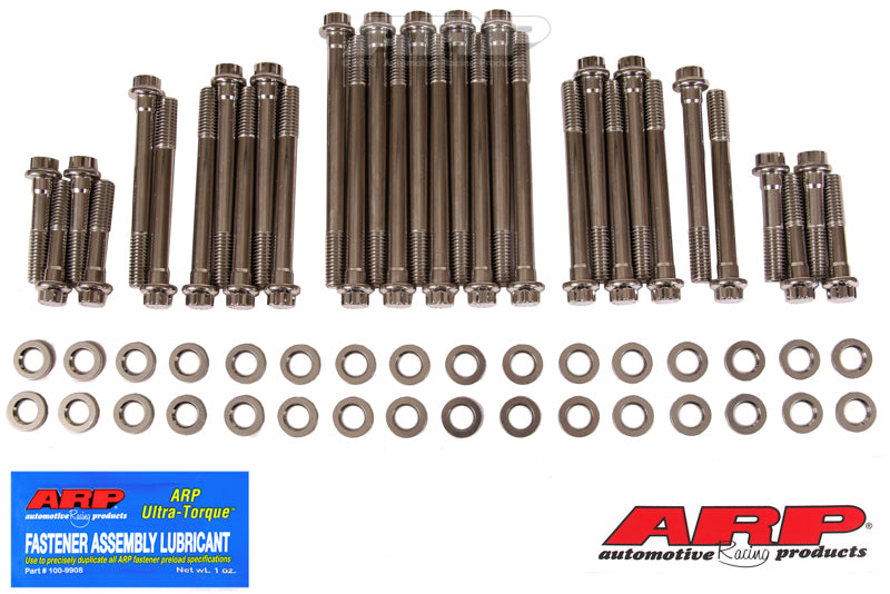 ARP Big Block Chevy With Brodix Aluminum Heads 12pt Head Bolt Kit - Stainless Steel ARP Big Block Chevy With Brodix Aluminum Heads 12pt Head Bolt Kit - Stainless Steel