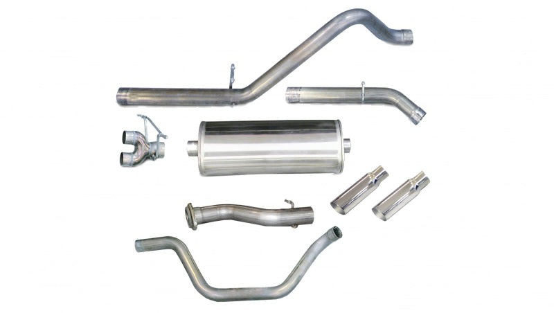 Corsa 2007-2009 Chevrolet Silverado Crew Cab/Short Bed 1500 6.2L V8 Polished Sport Cat-Back Exhaust Corsa 2007-2009 Chevrolet Silverado Crew Cab/Short Bed 1500 6.2L V8 Polished Sport Cat-Back Exhaust