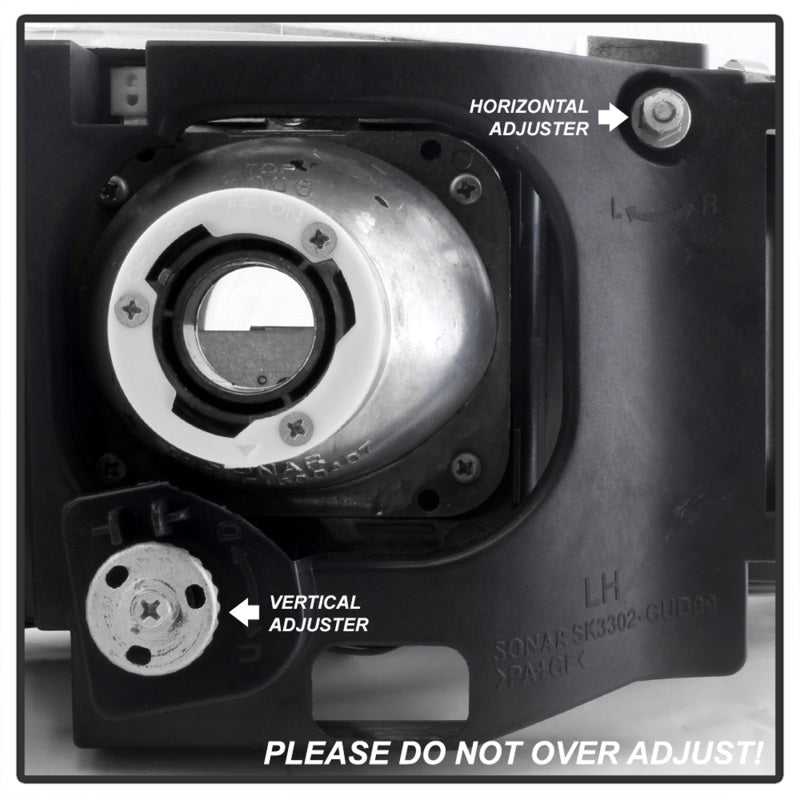 Spyder GMC Sierra 1500/2500 99-06 Projector Headlights LED Halo LED Blk Smke PRO-YD-CDE00-HL-BSM Spyder GMC Sierra 1500/2500 99-06 Projector Headlights LED Halo LED Blk Smke PRO-YD-CDE00-HL-BSM