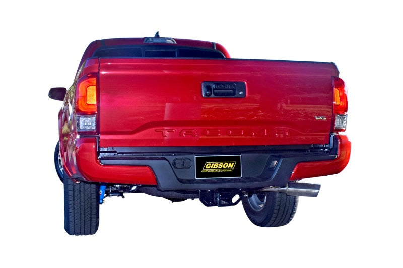 Gibson 16-22 Toyota Tacoma Limited 3.5L 2.5in Cat-Back Single Exhaust - Aluminized Gibson 16-22 Toyota Tacoma Limited 3.5L 2.5in Cat-Back Single Exhaust - Aluminized
