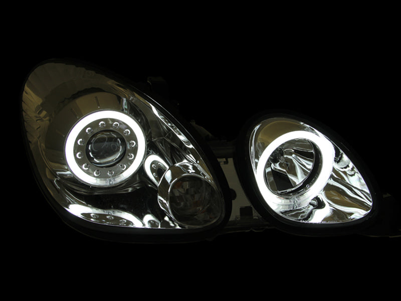ANZO 1998-2005 Lexus Gs300 Projector Headlights w/ Halo Chrome ANZO 1998-2005 Lexus Gs300 Projector Headlights w/ Halo Chrome