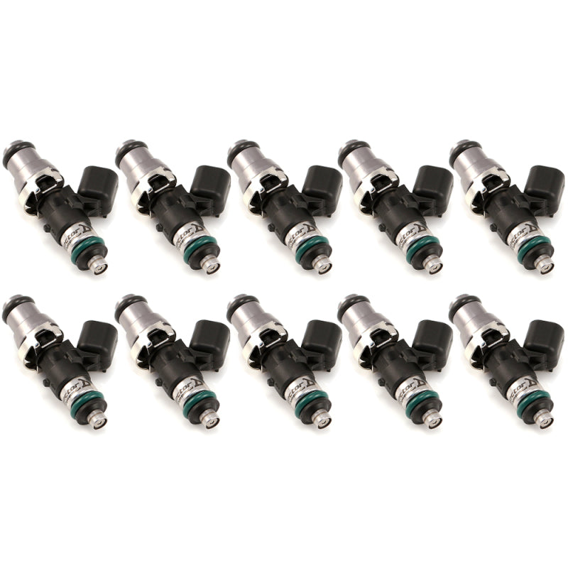 Injector Dynamics 1340cc Injectors - 48mm Length - 14mm Grey Top - 14mm Lower O-Ring (Set of 10) Injector Dynamics 1340cc Injectors - 48mm Length - 14mm Grey Top - 14mm Lower O-Ring (Set of 10)