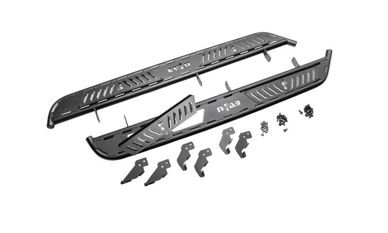 N-FAB 2021 Ford Bronco 4 Door Roan Running Boards - Textured Black N-FAB 2021 Ford Bronco 4 Door Roan Running Boards - Textured Black