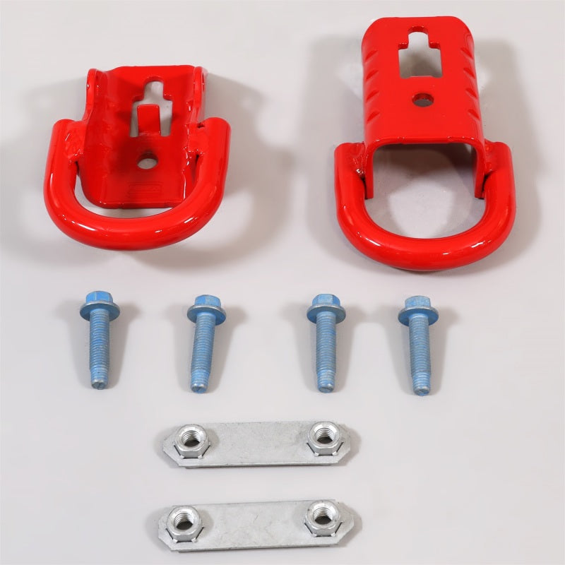 Ford Racing 15-22 F-150 Tow Hooks - Red (Pair) Ford Racing 15-22 F-150 Tow Hooks - Red (Pair)