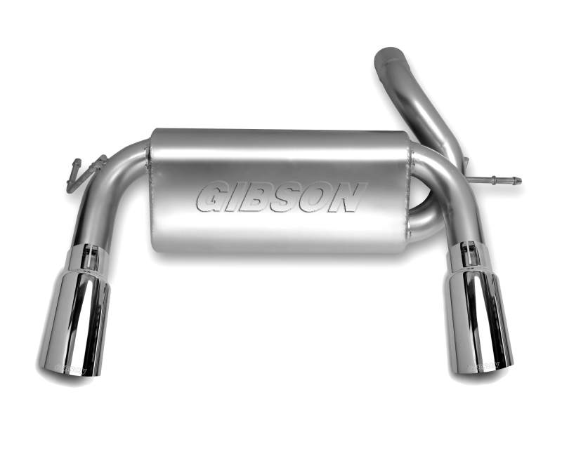 Gibson 07-17 Jeep Wrangler JK Rubicon 3.6L 2.5in Cat-Back Dual Split Exhaust - Aluminized Gibson 07-17 Jeep Wrangler JK Rubicon 3.6L 2.5in Cat-Back Dual Split Exhaust - Aluminized