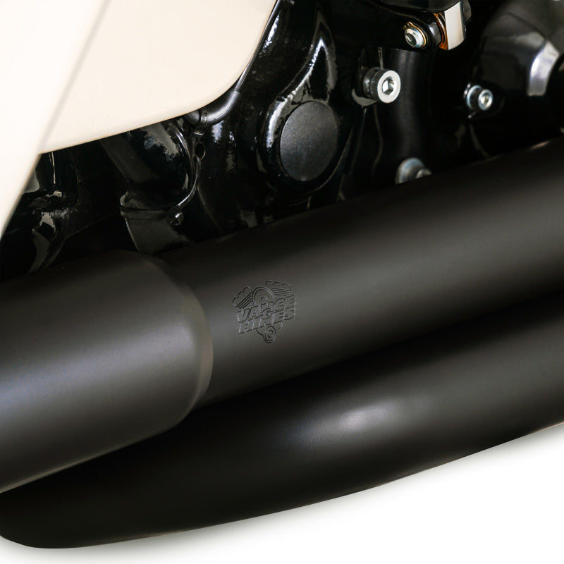 Vance & Hines HD Dresser Duals 17-22 HDr/Heatshield Black PCX Header Exhaust Vance & Hines HD Dresser Duals 17-22 HDr/Heatshield Black PCX Header Exhaust