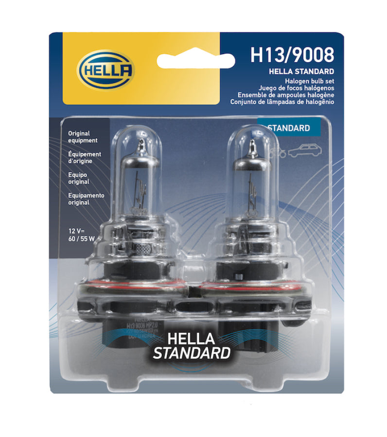 Hella Bulb H13 12V 60/55W P264T T4 (2) Hella Bulb H13 12V 60/55W P264T T4 (2)