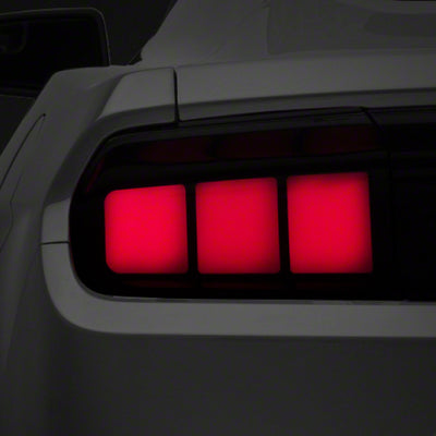 Raxiom 15-23 Ford Mustang Profile LED Tail Lights Gloss Blk Housing- Red Lens