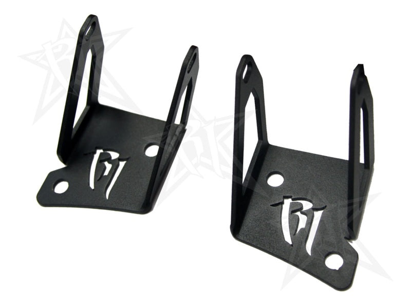 Rigid Industries Jeep JK - A-Pillar Mount Kit - Mounts set of Dually/D2 Rigid Industries Jeep JK - A-Pillar Mount Kit - Mounts set of Dually/D2
