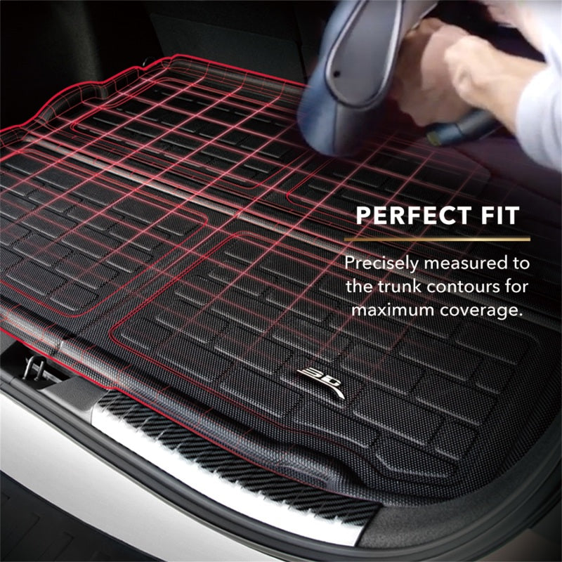 3D MAXpider 2014-2019 Porsche Macan Kagu Cargo Liner - Black 3D MAXpider 2014-2019 Porsche Macan Kagu Cargo Liner - Black