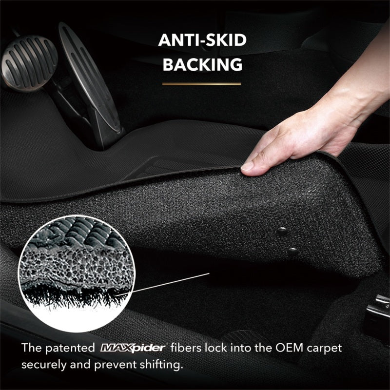 3D MAXpider 22-23 BMW 2 Series Coupe A/T Only KAGU 1st Row Floor Mats - Black 3D MAXpider 22-23 BMW 2 Series Coupe A/T Only KAGU 1st Row Floor Mats - Black